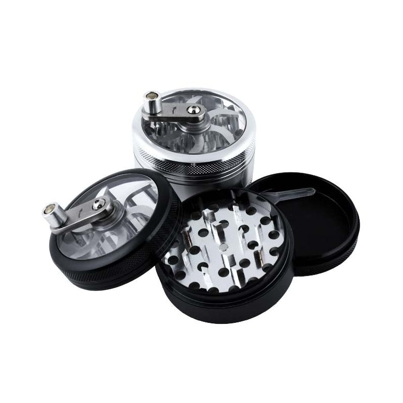 Grinder 3 Parti in Metallo 63x51mm - HEMPOINT CBD