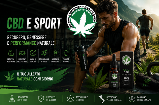 CBD e Sport: recupero muscolare, sonno e performance naturale